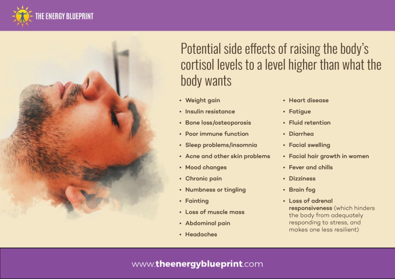 Potential Side Effects Of Raising THe Body's Cortisol Levels │ Is Adrenal Fatigue Real, theenergyblueprint.com