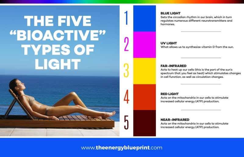 The Five “Bioactive” Types of Light - red light therapy